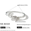 Women’s Fresh Leaf Pattern Stainless Steel Bracelet With Simple Fashion Style And 18K Accent For Trendy Jewelry Accessories