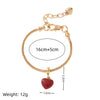 Women's Fresh Style Fruit Pattern Brass Electroplated Bracelet Pendant