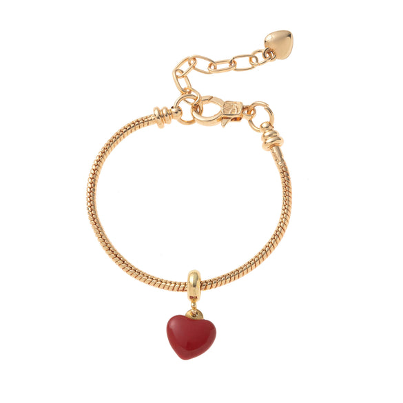 Women's Fresh Style Fruit Pattern Brass Electroplated Bracelet Pendant