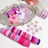 Women's Fresh Sweet Hair Clip Set With Elastic Hair Band Bow And Plumeria Plastic Resin Material Electroplating Technology