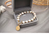 Women's Freshwater Pearl Alien Shape Copper Bracelet Jewelry Niche Design Light Luxury Trendy Elegant Simple