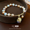 Women's Freshwater Pearl Animal Zodiac Inlaid French Niche Light Luxury Bracelet