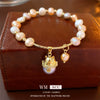 Women's Freshwater Pearl Animal Zodiac Inlaid French Niche Light Luxury Bracelet