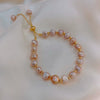 Women's Freshwater Pearl Baroque Style Copper Bracelet Jewelry