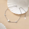 Women's Freshwater Pearl Bubble Sterling Silver Goldplated Electroplated Bracelet Cool Normcore Minimalist Style