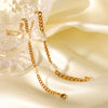 Women's Freshwater Pearl Geometric Stainless Steel 18K Goldplated Bracelet