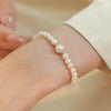 Women's Freshwater Pearl Handmade Copper Plastic Natural Style Bracelet Jewelry