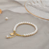 Women's Freshwater Pearl Handmade Geometric Bracelets Light Luxury And Highend Accessories
