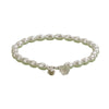 Women's Freshwater Pearl Lotus Beaded Bracelet With Thread Rope And Electroplating
