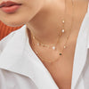 Women's Freshwater Pearl Necklace Copper Alloy Electroplating Ochain Light Luxury Tassel Clavicle Chain Fashion Simple Allmatch
