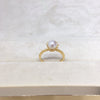Women's Freshwater Pearl Ring S925 Sterling Silver Round Light Luxury