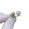 Women's Freshwater Pearl Ring S925 Sterling Silver Round Light Luxury