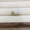 Women's Freshwater Pearl Ring S925 Sterling Silver Round Light Luxury