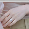 Women's Freshwater Pearl Ring 925 Silver Copper Plated With Real Gold Color And Round Shape Sunny Zircon Jewelry