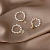 Women's Freshwater Pearl Ring With Heart Pattern And Electroplating Design