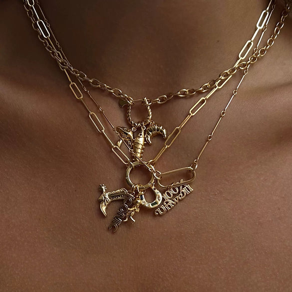 Women's Fruit Pattern Copper Gold Electroplated Pendant Necklace With Regular Chain