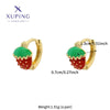 Women's Fruit Shape Copperzinc Alloy Electroplated Strawberry Earrings