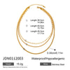 Women's Fruit Shape Stainless Steel Rhinestone Inlaid With Gold Clavicle Chain Necklace Jewelry