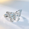 Women's Gentle Hollow Butterfly Copper Jewelry With Geometric Pattern And Electroplating