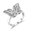 Women's Gentle Hollow Butterfly Copper Jewelry With Geometric Pattern And Electroplating