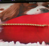 Women's Geometric Alloy And Rhinestone Bracelet With Electroplated Die Cast Crystal Inlay Fashion Jewelry