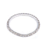 Women's Geometric Alloy Bracelet With Rhinestone Inlay Diamond Cut Style Crystal Fashion Jewelry