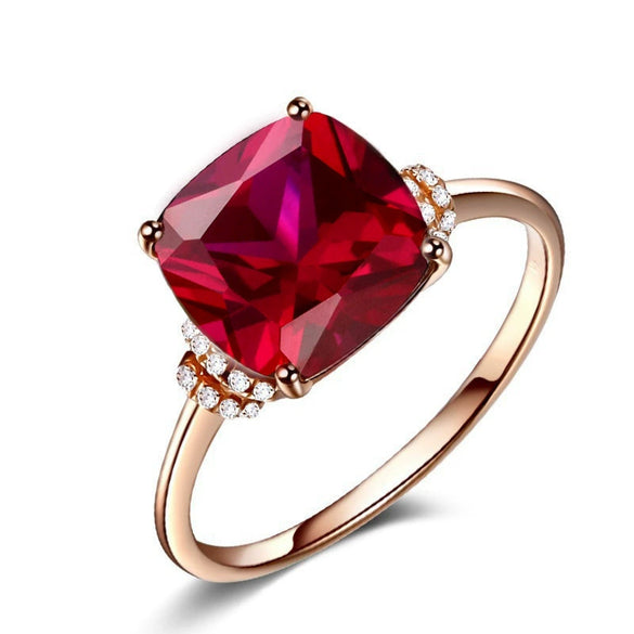 Women's Geometric Alloy Ring With Green Crystal Gemstone And Electroplated Finish Natural Style Finger Ring