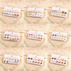 Women's Geometric Alloy Stud Earrings With Steel Posts Electroplated Light Luxury Small Earring Set