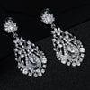 Women's Geometric Baroque Round Metal Earrings With Rhinestone Details For Banquets Parties And Photography