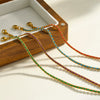Women's Geometric Braided Stainless Steel Bracelet With Vacuum Plated Gold Tone Finish And Minimalist Fashion Design