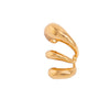 Women's Geometric Circular Stud Earrings Zinc Alloy Floral Pattern With Glossy Electroplated Finish