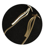 Women's Geometric Copper Chain Tassel Earrings Two Way Wear Electroplated Fashion Ear Jewelry