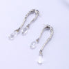 Women's Geometric Copper Earrings With Gold Plated Finish And Silver Ear Posts Elegant Fashion Jewelry