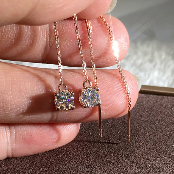 Women's Geometric Copper Earrings