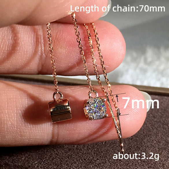 Women's Geometric Copper Earrings