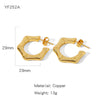 Women's Geometric Copper Electroplated Earrings
