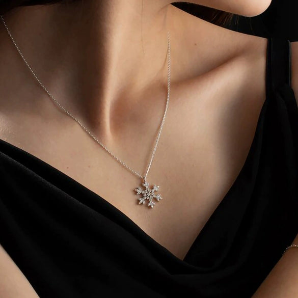 Women's Geometric Copper Necklace With Mixed Gemstone Inlay And Zirconia Pendant Elegant And Festive Style