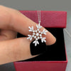 Women's Geometric Copper Necklace With Mixed Gemstone Inlay And Zirconia Pendant Elegant And Festive Style