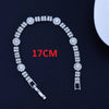 Women's Geometric Copper Zircon Bracelet With Electroplated Finish Sparkling Retro Fashion Jewelry Wholesale