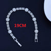 Women's Geometric Copper Zircon Bracelet With Electroplated Finish Sparkling Retro Fashion Jewelry Wholesale
