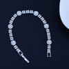 Women's Geometric Copper Zircon Bracelet With Electroplated Finish Sparkling Retro Fashion Jewelry Wholesale