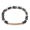 Women's Geometric Crystal Beaded Diy Golden Copper Bracelet Jewelry