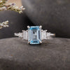 Women's Geometric Crystal S925 Sterling Silver Ring