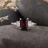 Women's Geometric Crystal S925 Sterling Silver Ring