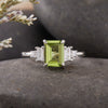 Women's Geometric Crystal S925 Sterling Silver Ring