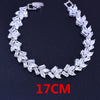 Women's Geometric Crystal Zircon Bracelet Electroplated Copper Fashion Jewelry Wholesale