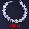 Women's Geometric Crystal Zircon Bracelet Electroplated Copper Fashion Jewelry Wholesale