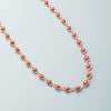 Women's Geometric Devil's Eye Necklace With Zircon Pendant Copper Snake Chain And Microsetting Detail