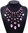 Womens Geometric Rhinestone Alloy Necklaces Jq190416117439