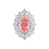 Women's Geometric Diamond Design S925 Sterling Silver Ring With Aquamarine And Sapphire